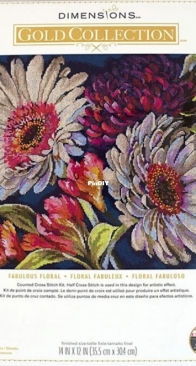 Dimensions 70-35399 Fabulous Floral