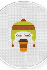 Daily Cross Stitch - Cozy Fall Drink