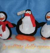 Felt penguins