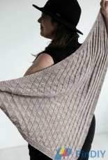 Softsweater Knits- Salt Shawl by Sylvia McFadden