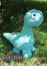 Forever Stitchin - Jodi Stredulinsky - Ashley the Apatosaurus - English