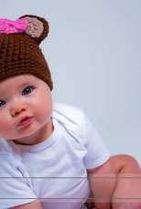 Beginner Bear Hat With Flower - Cyprianne Nolan - Speckled Frog Crochet
