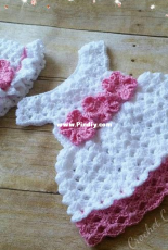 Crochet Cuties Outfits - Cuties Outfits by Belle - Newborn Baby Dress