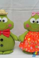 Sapo peso de porta - Frog Doorstop