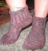Adult Crochet Bootie Slippers by Kathleen Watkins
