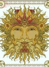 Father Sun by Joan Elliott from Bewitching Cross Stitch