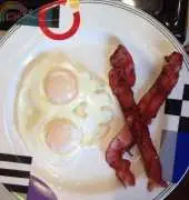 Bacon and eggs