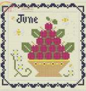 Little House Needleworks LHN June Monthly Ornie PCS + XSD