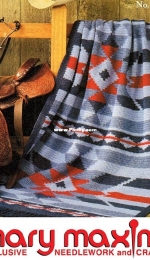 Mary Maxim - 16811 - Denim Afghan