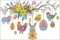 Easter Joy by Emma Congdon from Cross Stitcher 433 PCS + XSD