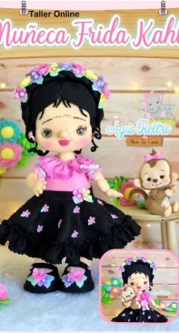Agus Fieltro - Workshop 20 - Doll Frida Kahlo - Maria Jose Crisosto - Spanish