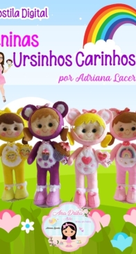 Ana Drika Atelie - Adriana Lacerda - Care Bear Girls - Meninas Ursinhos Carinhosos - Portuguese