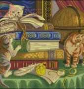 Panna F-1053 Kittens with the Books XSD
