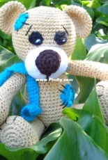 Bear with scarf