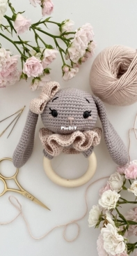 By Sonnenschein - Christine Sonnenschein - Frida The Bunny Rattle