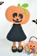 Havva Designs - Havva Unlu - Pumpki Head Doll - Spanish