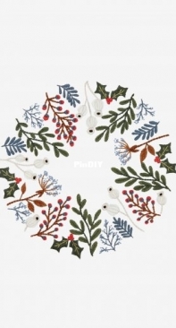 DMC - Frosty Morning Wreath - Free