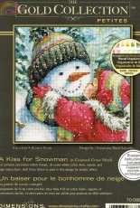 Dimensions - The Gold Collection Petites 70-08833 A Kiss for Snowman