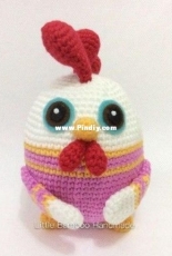 Little Bamboo Handmade - Rooster The 12 Zodiac Egg - Russian Translated