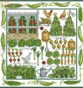 Kitchen Garden Sampler by Joanne Aston for Anchor from Cross Stitch Gold 48 XSD