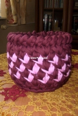 Crochet basket