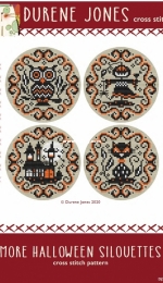Durene Jones Cross Stitch DJXS2375 - Halloween Silhouettes 2
