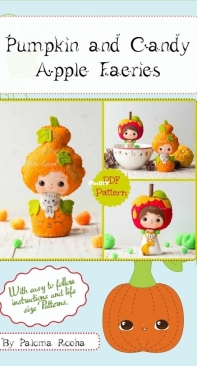 Noia Land - Pumpkin and Candy Apple Faeries by Paloma Rocha