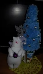 Blue fir tree