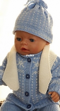 0107D Paal by Målfrid Gausel - Design Målfrid Gause Doll Knitting Patterns - English, German, Norwegian