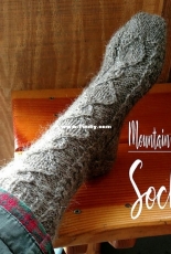 Mountain Drive Socks by tracy wright- Gypsy Wagon Knits