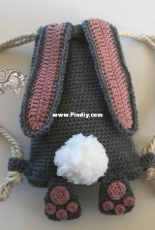 One Paisley Pig - Paisley D  - Bunny Butt Backpack