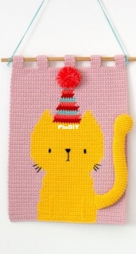 Aireli design-anchor craft-cat wall hanging - English