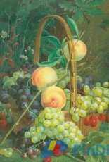 Golden Kite GK 2775 Basket with Grapes and Cherries (small)