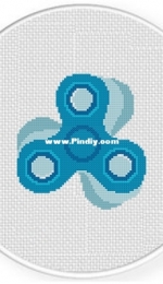 Daily Cross Stitch - Fidget Spinner