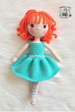 Nur Design - Pembiss Orgu - Lily Girl Pattern - Turkish