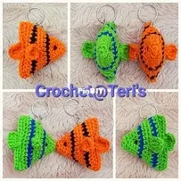 Crochet at Teris - Teri Hamilton - Little Fish Keychain - Free