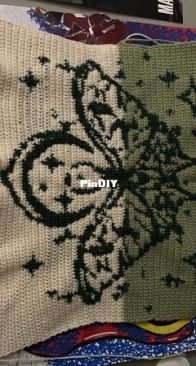 Crochet tapestry for my friends birthday