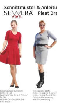 Sewera Fashion - Carina - Pleat Dress - Sizes 32-50 - German