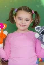 One and two company - Carolina Guzman - Flora the Fox and Ryo the Raccoon Puppets