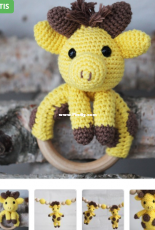Go Handmade - Giraffes - 2 styles and beads - Free
