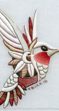 Whitework with Colour by Trish Burr (Milner Craft Series)