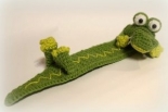 Fajnostwory - Magdalena Cieslinska - Bookmark Crocodile - Zakładka Krokodyl - Polish - Free