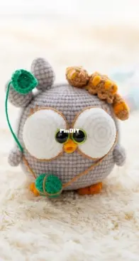 Kaia Crochet - Kaia Han - Chubby Light Grey Chick - English