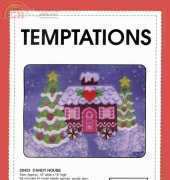 Temptations - 20423 Candy House - Plastic Canvas