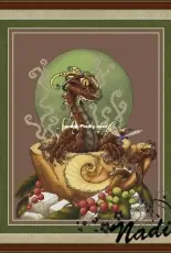 Coffee Dragon by Nadezhda Kazarina / Nadi