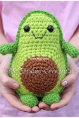 Left Handed Crocheter - Jennifer Adams - Crochet Yourself An Avacado Friend - Free