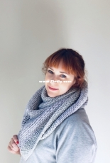 Fuss Free Gradient Triangle Shawl by Alison Abbey-Free