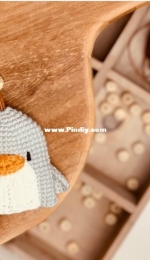 MisterOLui - Luiluh Handmade - Mr Luiwood - Silke Siefert - Keycover penguin 