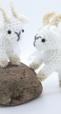 Stringy Ding Ding - Olive - Billy Goats Amigurumi  - Free
