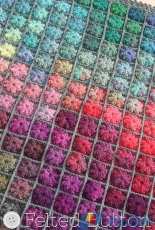 Felted Button - Susan Carlson - Painted Pixels Blanket